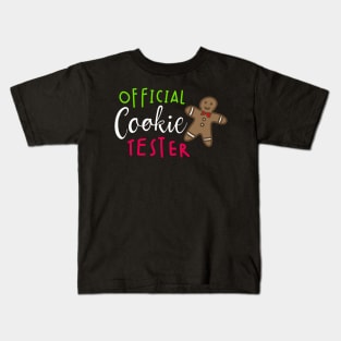 Christmas cookie tester Kids T-Shirt